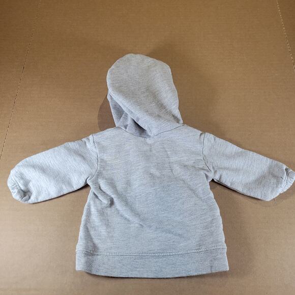 Batman Baby Unisex Gray Hoodie 0-3M & White Sleeper 4-6M Set with Logo Prints - Picture 6 of 13